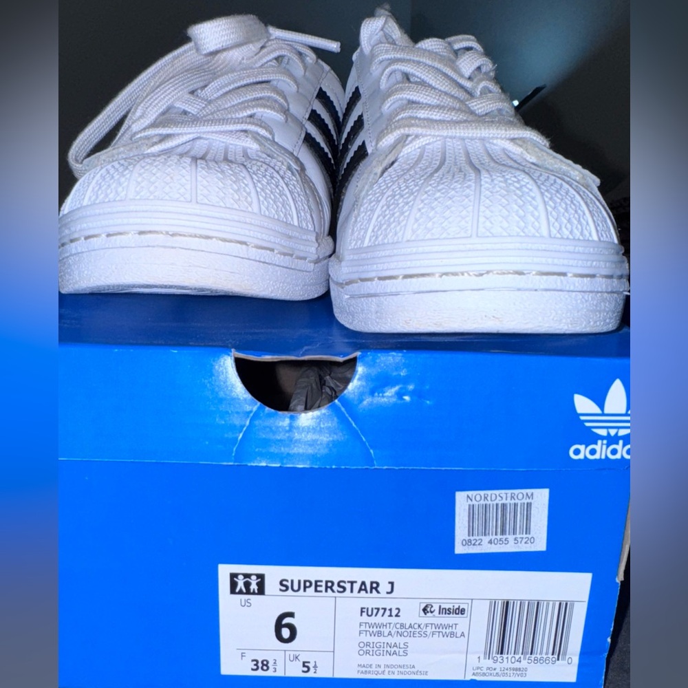 Adidas Superstar J Kids Shoes - White